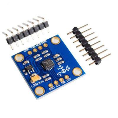 jiahesuw High Precise 3Axis Digital Gyroscope Sensors Module GY50 Digital Gyroscopes Sensors Module with 2Pins or Robotics Drones