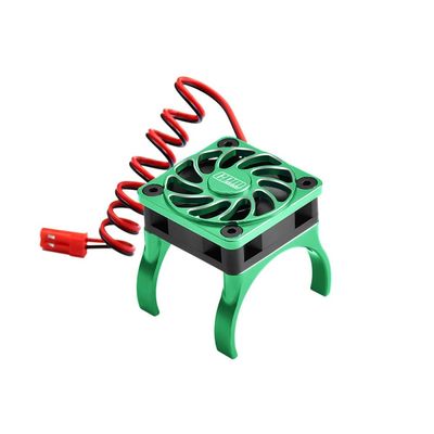 Aluminum 6061-T6 Alloy High Speed Cooling Fan 18000 RPM Compatible with 36mm Motor for Traxxas 1:16 Mini Maxx/Mini Slash/XRT VXL 3S / 1:8 Jato 2S 4S Upgrade Parts - Green