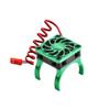 Aluminum 6061-T6 Alloy High Speed Cooling Fan 18000 RPM Compatible with 36mm Motor for Traxxas 1:16 Mini Maxx/Mini Slash/XRT VXL 3S / 1:8 Jato 2S 4S Upgrade Parts - Green view 1