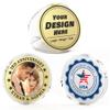 10 Custom Challenge Coins, Personalized Commemorative Coins with Logo Photo Text, Custom Memorial Gifts for Company Military Family Colleague Anniversary Wedding Couple Pocket Hug Tokens (Gold) view 1