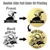 10 Custom Challenge Coins, Personalized Commemorative Coins with Logo Photo Text, Custom Memorial Gifts for Company Military Family Colleague Anniversary Wedding Couple Pocket Hug Tokens (Gold) view 4