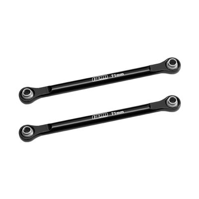 Aluminum 7075-T6 Alloy Front Steering Toe Links for Traxxas 1/16 Mini XRT VXL-3S 108076-1 Monster Truck Upgrades - Black