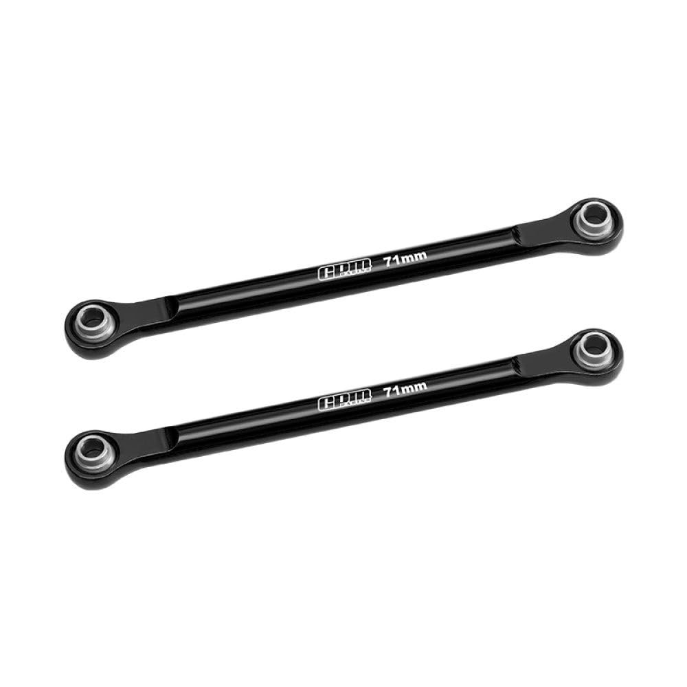 Aluminum 7075-T6 Alloy Front Steering Toe Links for Traxxas 1/16 Mini XRT VXL-3S 108076-1 Monster Truck Upgrades - Black