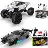 1/14 Alloy RC Monster Truck 2.4GHz with LED Lights 4WD All-Terrain Pickup Off-Road Truck for boy and Girl Over 6+ Gift & RC Drift car 1/20 22km/h high-Speed Racing Sports with Drift tire Toy view 1