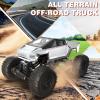 1/14 Alloy RC Monster Truck 2.4GHz with LED Lights 4WD All-Terrain Pickup Off-Road Truck for boy and Girl Over 6+ Gift & RC Drift car 1/20 22km/h high-Speed Racing Sports with Drift tire Toy view 3