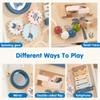 Freniland Wooden Baby WalkerBaby Walker with Wheels for Toddlers 18M+Montessori Toys with Bead Maze, Xylophone and Storage for Boy and Girl view 3