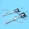 RC Boat Motor Mount Kit for 4mm 4.76mm Flexible Shaft Water Cooled CNC Aluminum Bracket for O V Hull Boats 60 to 90cm(4mm) view 2
