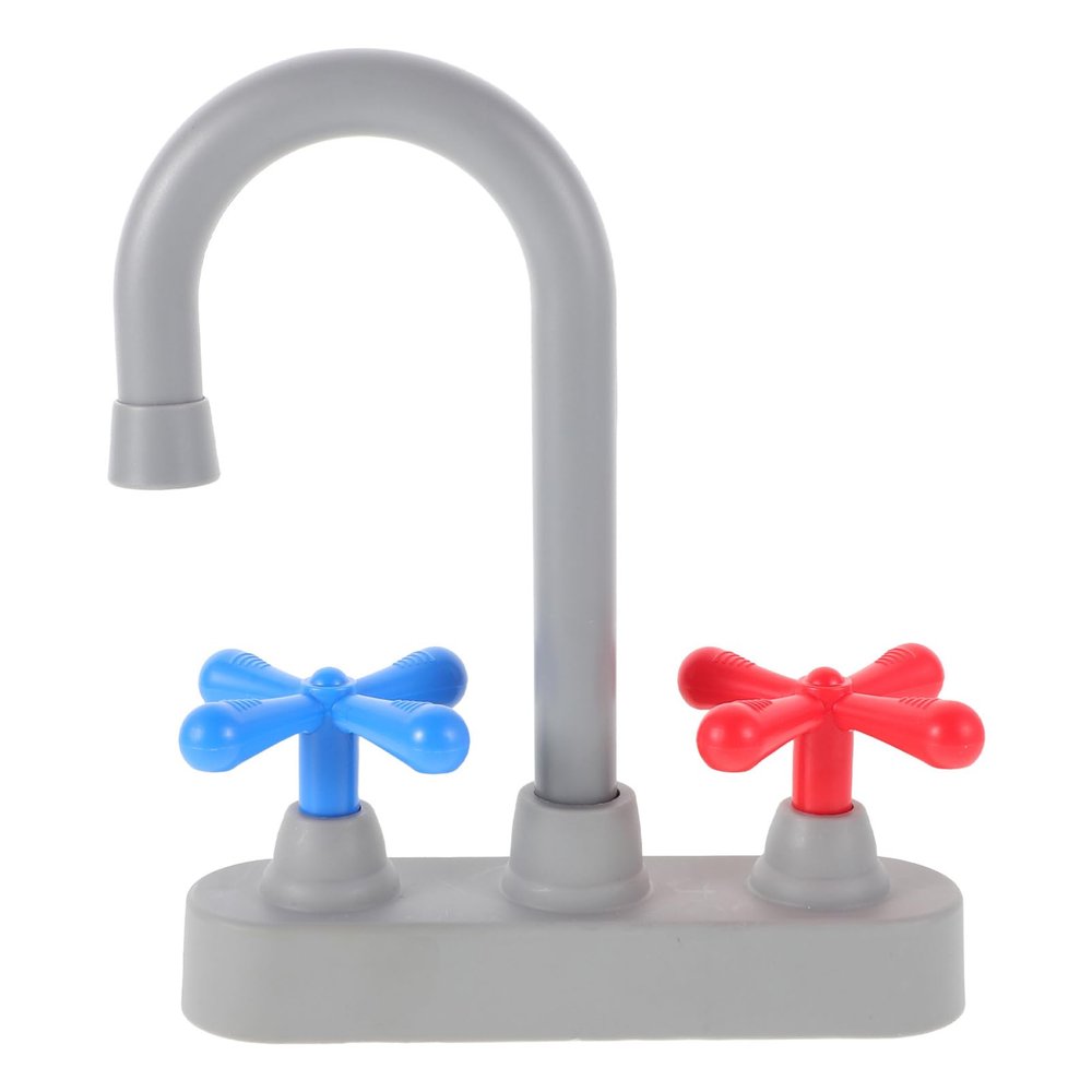 VOSAREA Simulation Kitchen Faucet Toy: Pretend Play Sink Accessories - Portable Design for Home & Outdoor Preschool Role-Playing Games