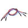 RiToEasysports RC Model Connection Wires, 3Pcs Set 30cm Silicone Cable Electronic Speed Controller ESC Motor with 3.5mm Banana Connector view 1