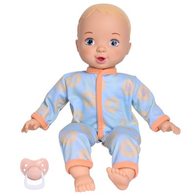 Acorn Avenue 14 Caucasian Soft Body Baby Doll - Removeable Clothes and Pacificer Accessory