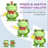 Inspireyes Toddler Walkie Talkies for Kids Rechargable, DIY Dress-Up Saluting Frog Toys, 2 Pack Cute Indoor Outdoor Playset with Stickers, Birthday for 3 4 5 6 7 8 Year Old Girls Boys view 2