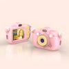 2.7K 36MP Kids Digital Camera, High Definition Children's Camera for Boys and Girls, Fun Photography with Environmental ABS and Silicone Material, Ideal Birthday or Christmas (Rosy) view 3