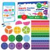 178 PCS Magnetic Fraction Circles & Tiles Simply Magic Fraction Magnets view 1