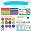 178 PCS Magnetic Fraction Circles & Tiles Simply Magic Fraction Magnets view 3