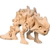 Articulated Euoplocephalus Skeleton Figurine  Poseable Dino Fossil-Inspired Collectible with Flexible Print-in-Place Joints  3D Printed in Canada view 1