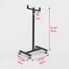 31.4in Mobile Hula Hoop Rack, Hula Hoop and Jump Rope Storage Holder Cart, Equipment Display for Gym/Gymnastics Club/Training Ground/Sales Store view 2