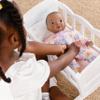 Acorn Avenue 14 Inch Soft Baby Doll for Toddlers 13, with Removable Clothes & Pacifier, Toddler Doll Toy (Purple African) view 4
