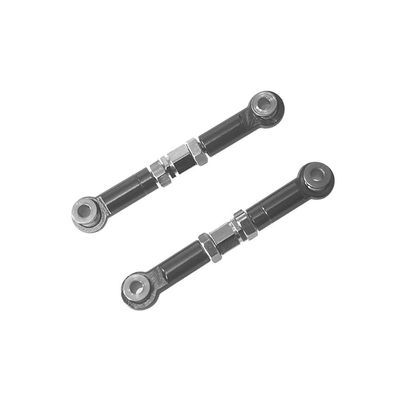 Compatible with 16207 16208 16029 16210 H16 14209 14210RC Car Metal Upgraded Accessories Adjustable Steering Rod(Titanium)