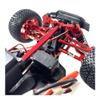 Compatible with 16207 16208 16029 16210 H16 14209 14210RC Car Metal Upgraded Accessories Adjustable Steering Rod(Titanium) view 4