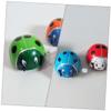 GANAZONO 6pcs Wind Up Ladybug Fun Clockwork Insect Playthings for Plastic Animal for Parties Easter and Classroom Activities Random Color view 4