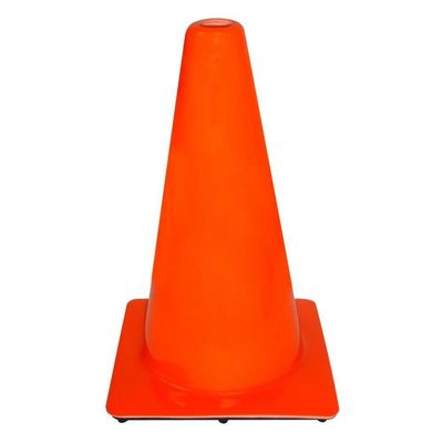 12 in. Height Plastic Cones - Orange