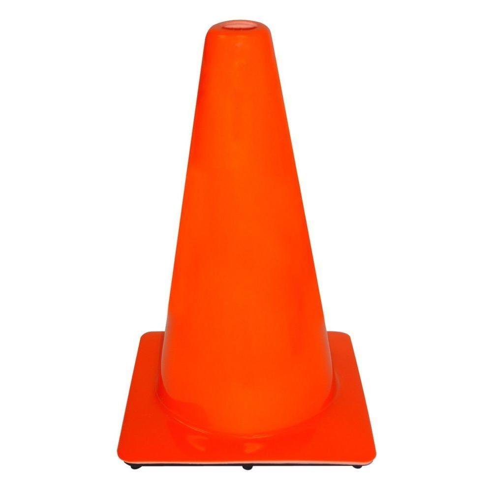 12 in. Height Plastic Cones - Orange