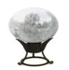 12 in. Gazing Globe in Crackle Silver view 1