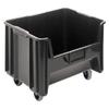 19.87 x 15.25 x 15.75 in. Mobile Heavy Duty Giant Stacking Bins, Black - Pack of 3 view 1