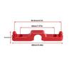 YRhXAF Compatible with 14301 14302 14303 1/14 RC Car Metal Rear Shell Pillar Body Fixed Pillar Upgraded Parts and Accessories(Red) view 2