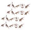 Angoily 24Pcs Mini Dinosaur Set Realistic Animal Shaped Plaything for Imaginative Learning and Room Decor Random Styles for Boys view 1