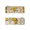WHJSHOP African Map Ethnic Pattern Pattern Baby Bow Headband - Super Stretchy Soft Bows Hair Accessories for Newborn Infant Toddlers Kids Girls - Elastic and Skin-Friendly view 2
