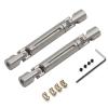 SERBNOPG RC Car Drive Shaft for MN168 for MN82 for MN78 1/12 RC Car Upgrade Parts Accessories Metal Drive Shaft CVD Driveshaft with 3mm to 4mm Shaft Sleeve(Silver) view 1