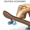 DisplayMore Premium Wooden Fingerboard Deck - Includes Prolific Foam Tape & Multicolour Wheels, The Classic - 30mm x 100mm - Pre-Drilled Holes Size (164PCS Finger Skateboard DIY Set) view 4