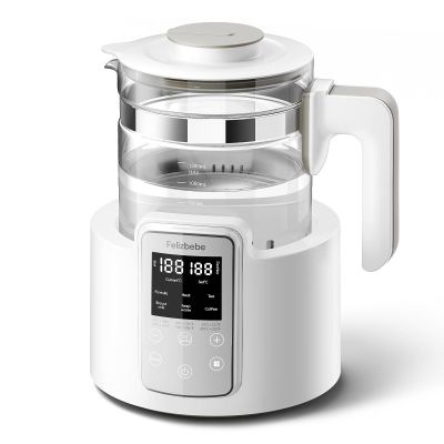 Instant Water Warmer, Baby Bottle Warmer with Faster Cooling Fan and LCD Display, Baby Milk Warmer, Electric Kettle with 6 Temperature Control Presets, Breastmilk Warmer, Boil Tea, Coffee