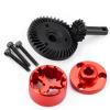 RC Car Upgrade Parts Compatible with Mini for E-REVO Upgrade Parts Aluminum Alloy 39+15T Helical Gear Axle Differential Gears Pinion for 1/16 RC Crawler Car view 2