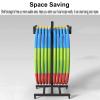 31.4 in Hula Hoop Holder Stand, Metal Jump Rope Storage Rack, Hula Hoop Organizer Cart for Home Gym Office, Space-Saving Hula Hoop Display Stand, Mobile view 4