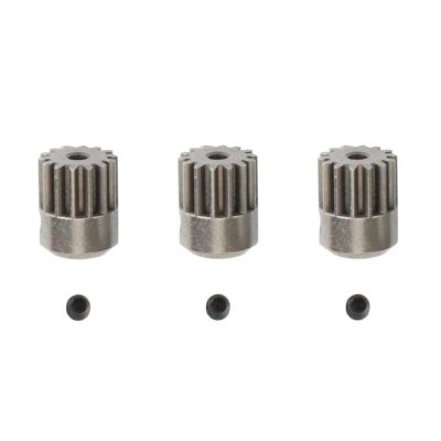 MYHWDRNU RC Car Parts Compatible with HBX 16889 16889A 16890 16890A SG1601 SG1602 RC Car Spare Parts 3Pcs Metal Motor Gear Pinion Gear 14T