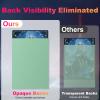 200 Pack Card Sleeves, Matte Dual Trading Card Sleeves with Opaque Back & Smooth Shuffle, Tear Resistant Card Protectors for MTG, TCG (Eucalyptus Green) view 3
