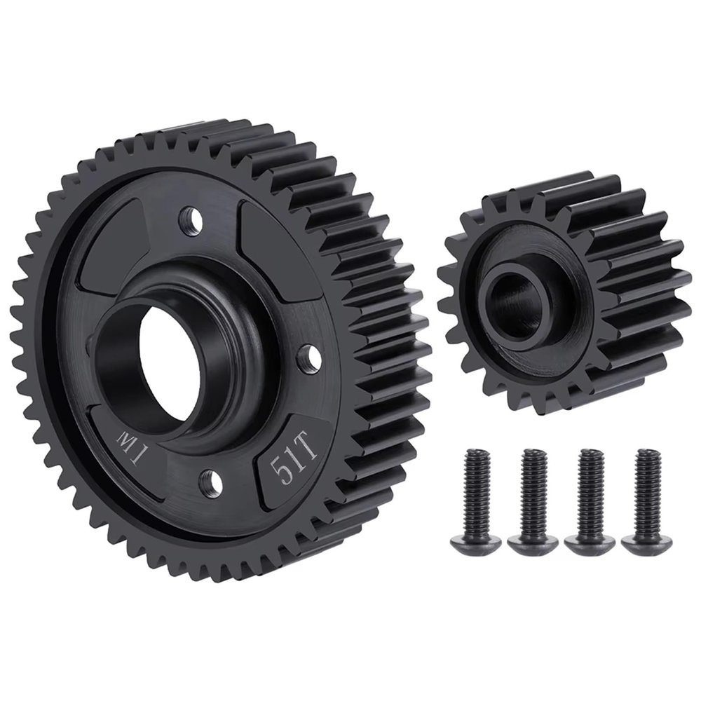RC Car Upgrade Parts Compatible with X-MAXX 8S for XRT 1/6 1/5 RC Car for Monster Truck Parts Steel Centre Differential 51T Output Gear and 20T Input Gear