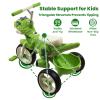 Dinosaur Kids Tricycle for Ages 3-7, Toddler Trike Bike Big Wheel with Lights Music and Airless Tires, Indoor Outdoor Preschool Dinosaur Kids Bike, Birthday Gift for Boys and Girls view 3