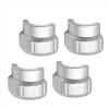MYHWDRNU RC Car Parts Compatible with ARRMA 1/7 1/8 RC Car Upgrade Parts Accessories Shock Cap Protector Shock Absorber Protection Cover(Silver) view 3
