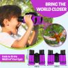 Binoculars for Kids, Kids Binoculars Toys for 3 4 5 6 7 8 Years Boys and Girls, Set with Magnifying Glass & Compass - Birthday Gifts Outdoor Toy for Kid Ages 3-8 Toddler Camping (Purple) view 2