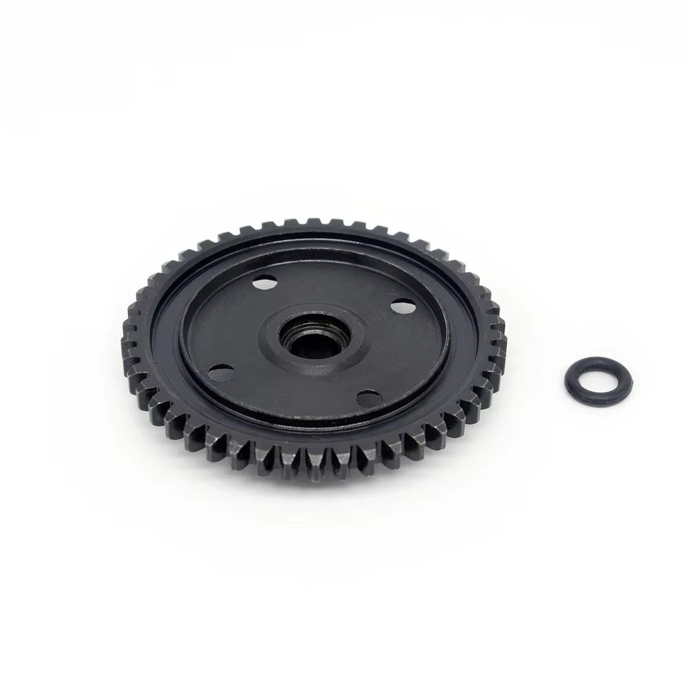 RC Car Upgrade Parts Compatible with ZD for Racing EX-07 1/7 RC Car Upgrade Parts Spare Accessories Metal 44T Center Diff Spur Gear 8558