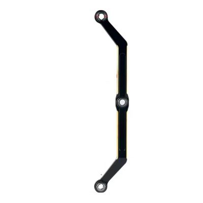 RC Car Upgrade Parts Compatible with TRX4M 1/18 RC Crawler Upgrade Parts Brass Caster Blocks C-hubs Axle Diff Cover Steering Cup Shock Cap(Steering Links)