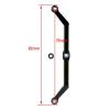 RC Car Upgrade Parts Compatible with TRX4M 1/18 RC Crawler Upgrade Parts Brass Caster Blocks C-hubs Axle Diff Cover Steering Cup Shock Cap(Steering Links) view 2