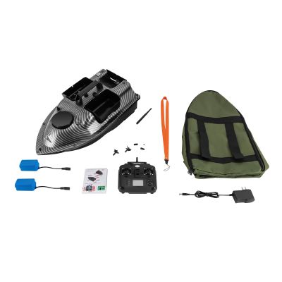 PSUFURV Remote Bait Boat for Fishing, RC Fishing Boat with Portable Handbag and Handle 5.91 Feet per Second Fishing Drone with Bait Release for Sending Hooks Building Nests and Pulling Nets