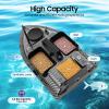 PSUFURV Remote Bait Boat for Fishing, RC Fishing Boat with Portable Handbag and Handle 5.91 Feet per Second Fishing Drone with Bait Release for Sending Hooks Building Nests and Pulling Nets view 3