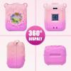 Againmore Silicone Cover Case Compatible with Bitzee Magicals Interactive Toy Digital Pet, Protective Sleeve Skin with Shoulder Strap for Virtual Electronic Pets & Accessories (Bag Only) - Pink view 2