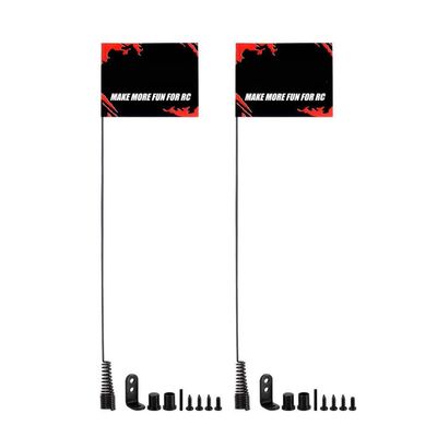 15cm Flag Decoration Compatible with 1 18 1 24 Scale RC Crawler Cars Like SCX24 AX24 FCX18 Models(2PCS)