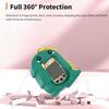Case for Tamagotchi Nano with Lanyard  Cute Cartoon Silicone Protective Cover for Kids, Soft & Shockproof Shell for Tamagotchi Virtual Pet Keychain, Anti-Drop Holder Accessory (Green) view 4